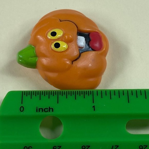 Halloween Holiday Jack-0-Lantern Pumpkin Pin Brooch Russ Silly Smile Grin - Picture 5 of 12